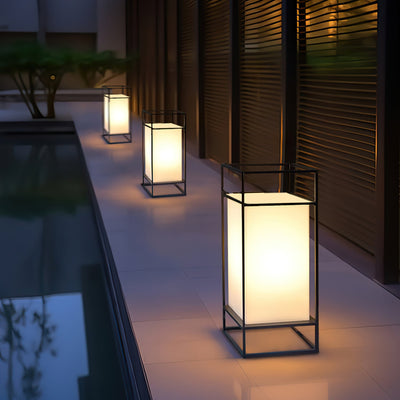 Cleo Lantern | Modern Weatherproof Outdoor Table Lamp for Stylish Illumination 7