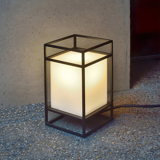 Cleo Lantern | Modern Weatherproof Outdoor Table Lamp for Stylish Illumination 8
