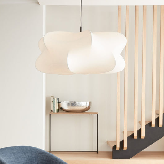 CocoonLight | Elegant Silk Hanging Pendant Light Fixture for Modern Interiors 3