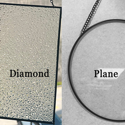 Sunflower & Lavender Wildflower Stained Glass Suncatcher