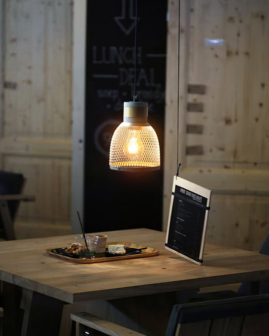 Concrete Pendant Light for Modern Industrial Decor Adjustable Height 2