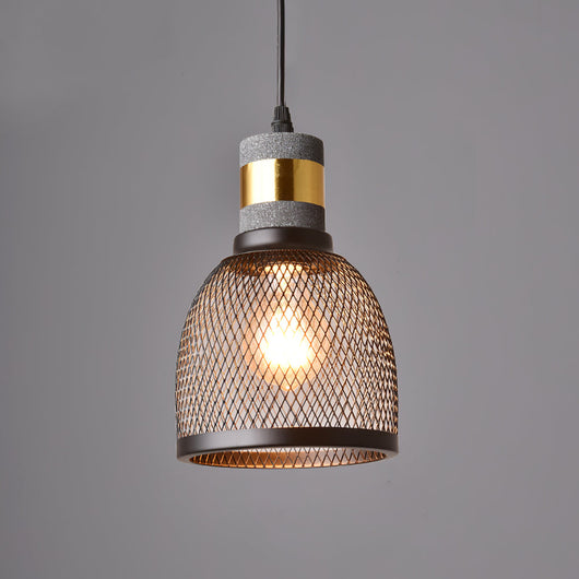 Concrete Pendant Light for Modern Industrial Decor Adjustable Height 9