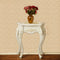 Console Table | European Style with Arc Carved Legs | Durable Pine & Nano Resin | Elegant Entryway Furniture