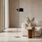 Coupé | Modern Adjustable Black Floor Lamp with Flexible Illumination and Stylish Design