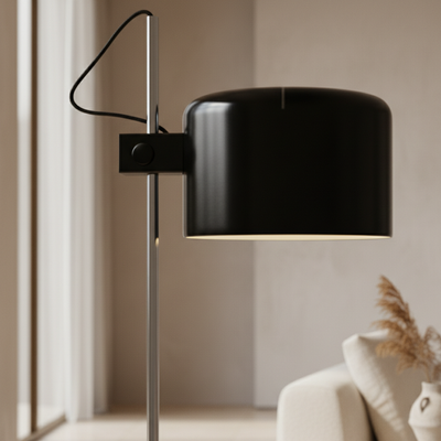 Coupé | Modern Adjustable Black Floor Lamp with Flexible Illumination and Stylish Design 1