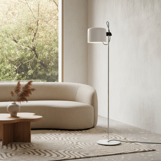 Coupé | Modern Adjustable Black Floor Lamp with Flexible Illumination and Stylish Design 4