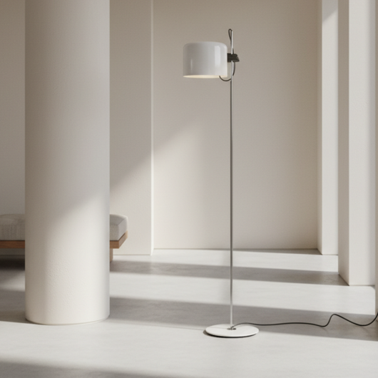 Coupé | Modern Adjustable Black Floor Lamp with Flexible Illumination and Stylish Design 7