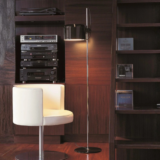 Coupé | Modern Adjustable Black Floor Lamp with Flexible Illumination and Stylish Design 8