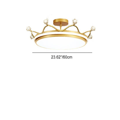 CrownAura | Stylish Adjustable Kids Semi-Flush Mount Ceiling Light 7