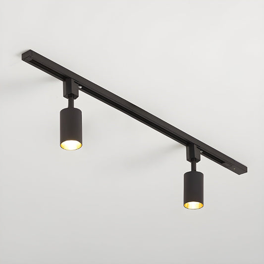 CylinderGlow | Modern Adjustable LED Track Light Fixture in Sleek Aluminum 0