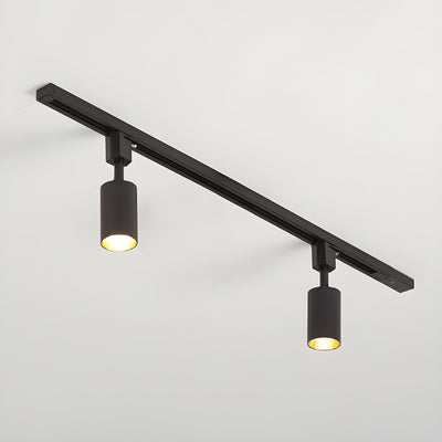 CylinderGlow | Modern Adjustable LED Track Light Fixture in Sleek Aluminum 0