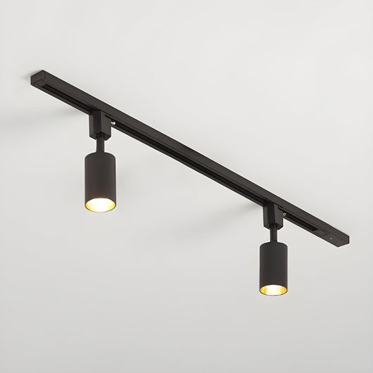 CylinderGlow | Modern Adjustable LED Track Light Fixture in Sleek Aluminum 0