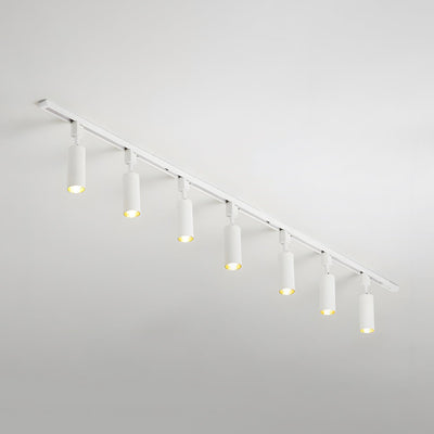 CylinderGlow | Modern Adjustable LED Track Light Fixture in Sleek Aluminum 10