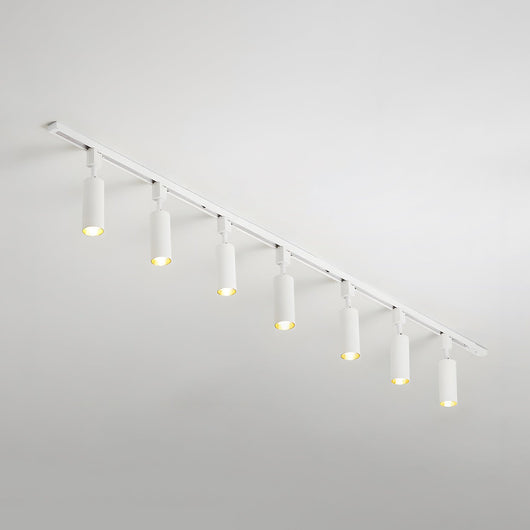 CylinderGlow | Modern Adjustable LED Track Light Fixture in Sleek Aluminum 10