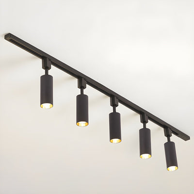 CylinderGlow | Modern Adjustable LED Track Light Fixture in Sleek Aluminum 11