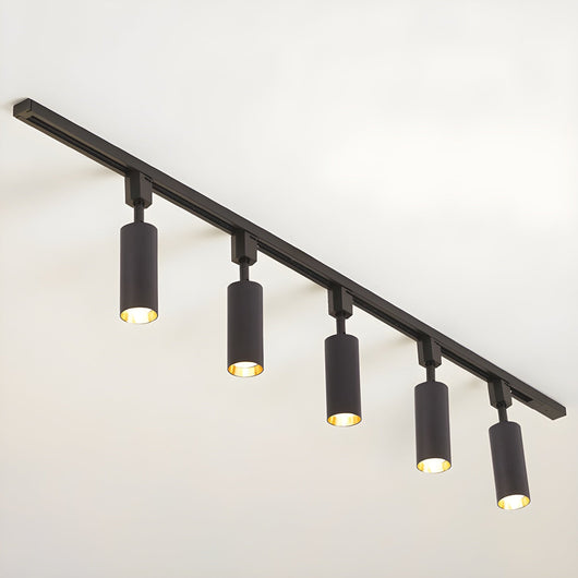 CylinderGlow | Modern Adjustable LED Track Light Fixture in Sleek Aluminum 11
