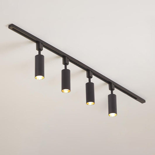 CylinderGlow | Modern Adjustable LED Track Light Fixture in Sleek Aluminum 12
