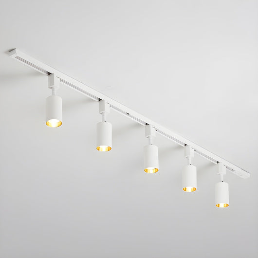 CylinderGlow | Modern Adjustable LED Track Light Fixture in Sleek Aluminum 13