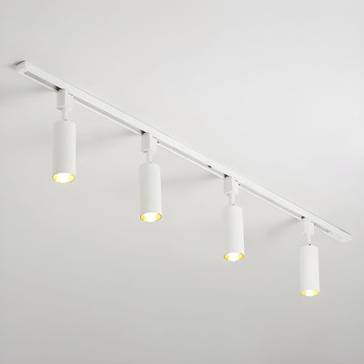 CylinderGlow | Modern Adjustable LED Track Light Fixture in Sleek Aluminum 14