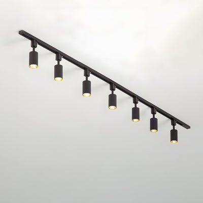CylinderGlow | Modern Adjustable LED Track Light Fixture in Sleek Aluminum 15