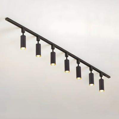 CylinderGlow | Modern Adjustable LED Track Light Fixture in Sleek Aluminum 17