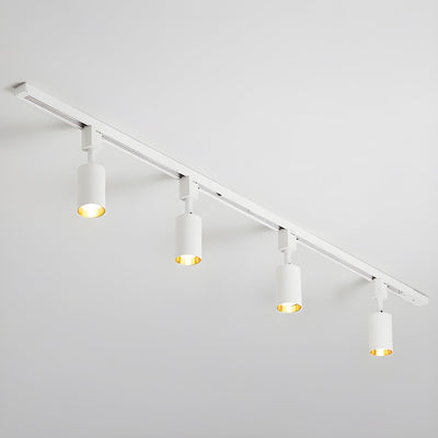 CylinderGlow | Modern Adjustable LED Track Light Fixture in Sleek Aluminum 18