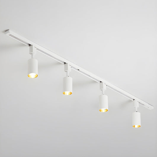 CylinderGlow | Modern Adjustable LED Track Light Fixture in Sleek Aluminum 18