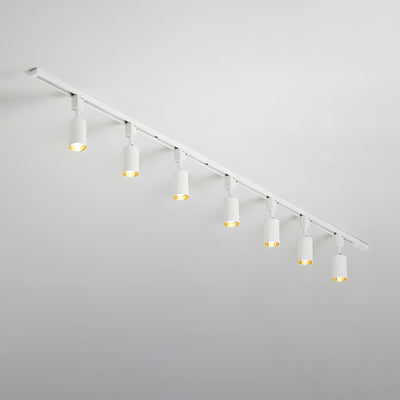 CylinderGlow | Modern Adjustable LED Track Light Fixture in Sleek Aluminum 19