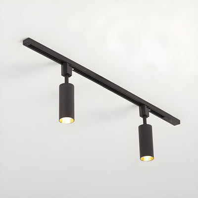 CylinderGlow | Modern Adjustable LED Track Light Fixture in Sleek Aluminum 2