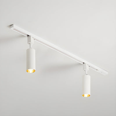 CylinderGlow | Modern Adjustable LED Track Light Fixture in Sleek Aluminum 3
