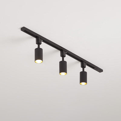 CylinderGlow | Modern Adjustable LED Track Light Fixture in Sleek Aluminum 4