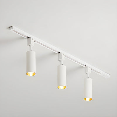 CylinderGlow | Modern Adjustable LED Track Light Fixture in Sleek Aluminum 7