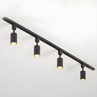 CylinderGlow | Modern Adjustable LED Track Light Fixture in Sleek Aluminum 8