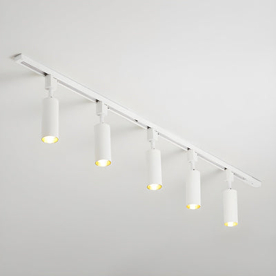CylinderGlow | Modern Adjustable LED Track Light Fixture in Sleek Aluminum 9