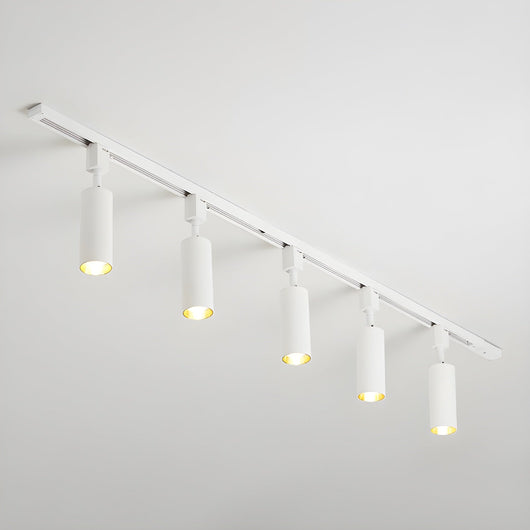 CylinderGlow | Modern Adjustable LED Track Light Fixture in Sleek Aluminum 9