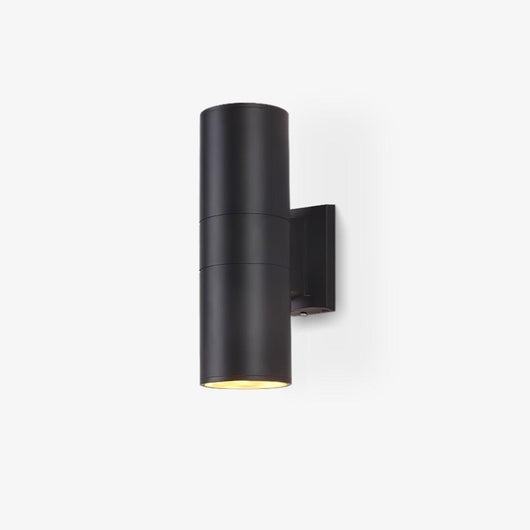 Cylindrical Aura | Modern Waterproof Outdoor Wall Light Fixture 1