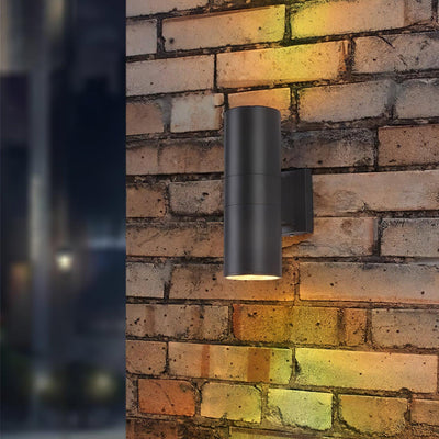 Cylindrical Aura | Modern Waterproof Outdoor Wall Light Fixture 3