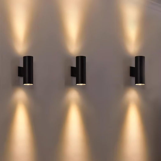 Cylindrical Aura | Modern Waterproof Outdoor Wall Light Fixture 4