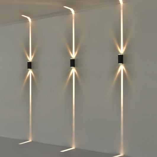 Cylindrical Aura | Modern Waterproof Outdoor Wall Light Fixture 5