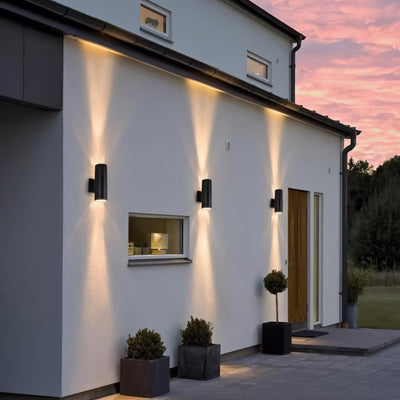 Cylindrical Aura | Modern Waterproof Outdoor Wall Light Fixture 6