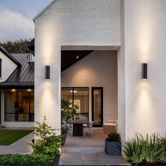 Cylindrical Aura | Modern Waterproof Outdoor Wall Light Fixture 7