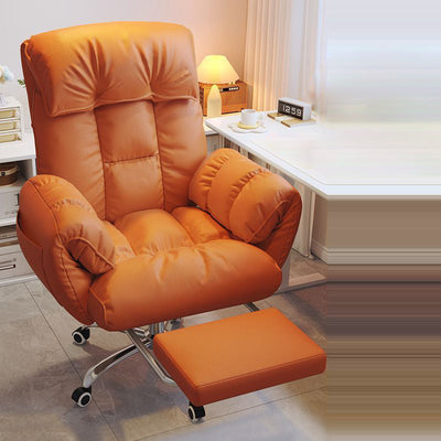 Desk Chair | Fabric & Stainless Steel | Adjustable Backrest & Swivel Base | Home Office 10