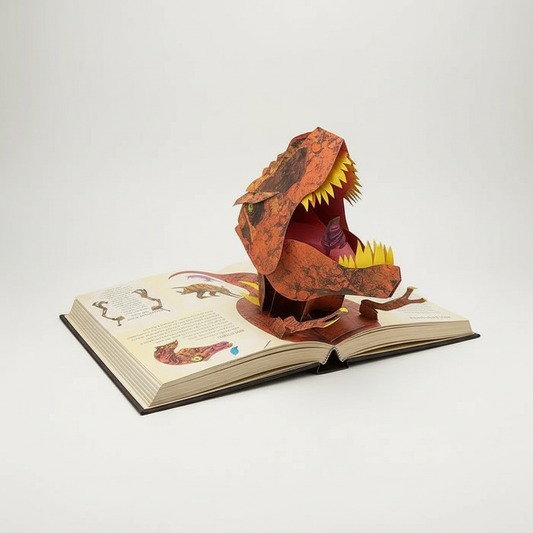DinoPop | Dinosaur Pop Up Book with 3D Interactive Scenes for Engaging Learning 0