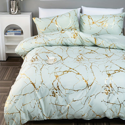 Duvet Cover Set | Luxury Silk Fabric | Elegant Design | Year-Round Comfort | Bedroom Bedding 6