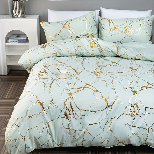 Duvet Cover Set | Luxury Silk Fabric | Elegant Design | Year-Round Comfort | Bedroom Bedding 6