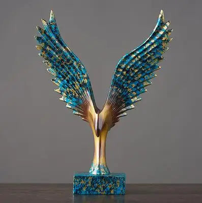 Eagle Sculpture | Resin Art Piece with Captivating Design | Home and Office Decor 2