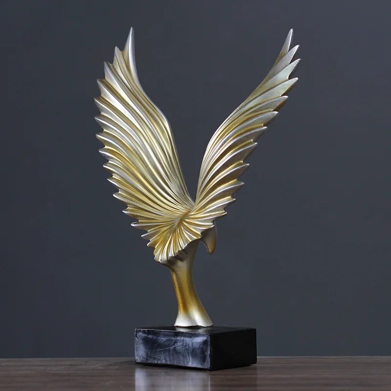 Eagle Sculpture | Resin Art Piece with Captivating Design | Home and Office Decor 3