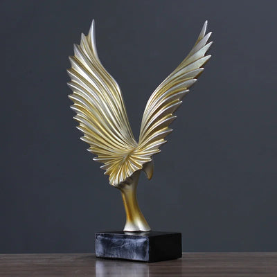 Eagle Sculpture | Resin Art Piece with Captivating Design | Home and Office Decor 3
