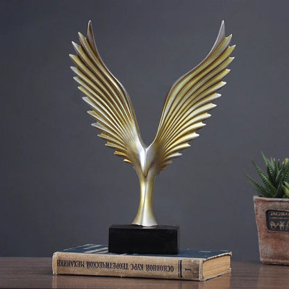 Eagle Sculpture | Resin Art Piece with Captivating Design | Home and Office Decor 7