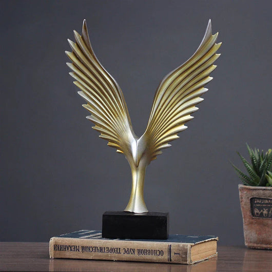 Eagle Sculpture | Resin Art Piece with Captivating Design | Home and Office Decor 7